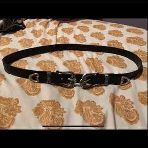 Double buckle belt